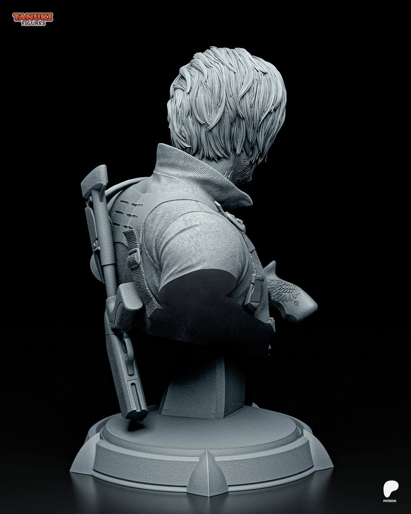 Leon Resin Statue & Bust - Bust view 4