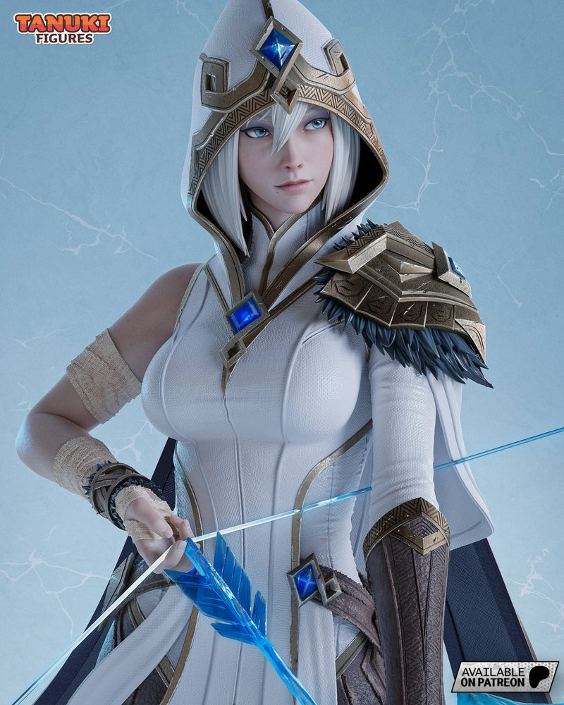 Ashe Resin Statue & Bust - Full Size view 4