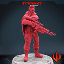 Cable MCU - Sculpt B Marvel MCP-compatible 40mm resin proxy miniature by Trident Miniatures - product image 4
