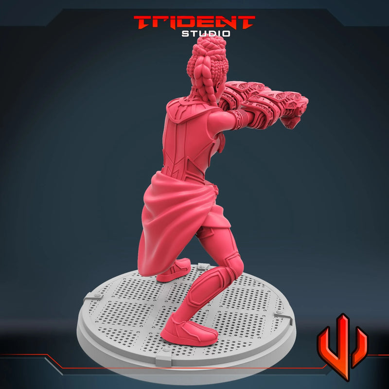 Shuri Marvel MCP-compatible 40mm resin proxy miniature by Trident Miniatures - product image 4