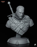 Geralt Resin Statue & Bust - Bust view 4