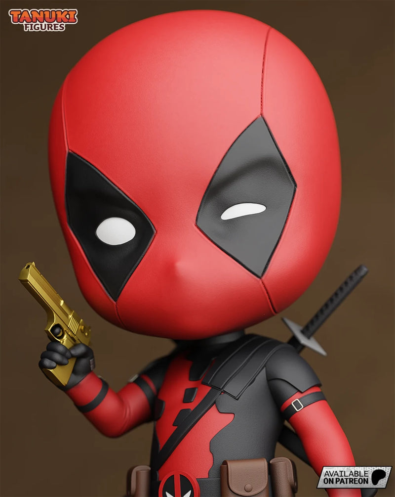 Deadpool Chibi Resin Figure - Chibi view 4