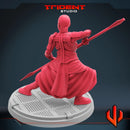 Okoye - Sculpt B Marvel MCP-compatible 40mm resin proxy miniature by Trident Miniatures - product image 4