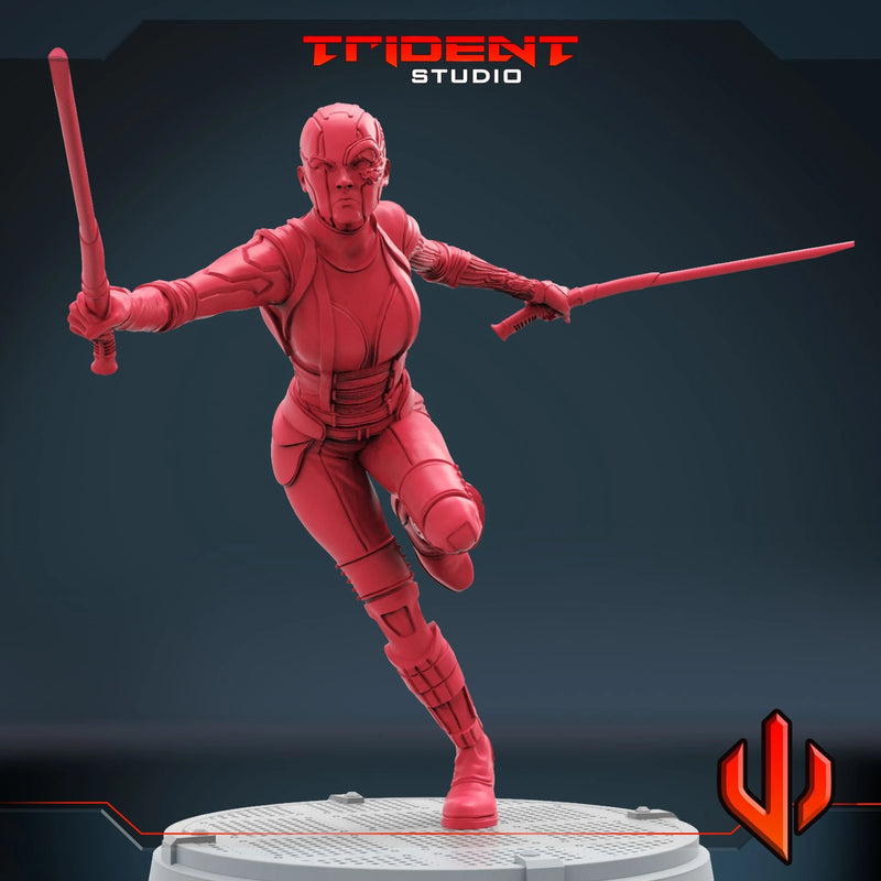 Nebula - Sculpt B Marvel MCP-compatible 40mm resin proxy miniature by Trident Miniatures - product image 4