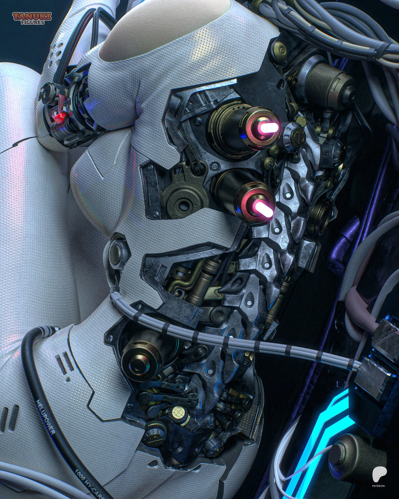 Motoko Resin Statue & Bust - Full Size view 4