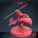 Gambit - Sculpt A Marvel MCP-compatible 40mm resin proxy miniature by Trident Miniatures - product image 4