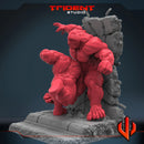 Hulk Vs Juggernaut Marvel MCP-compatible 40mm resin proxy miniature by Trident Miniatures - product image 4