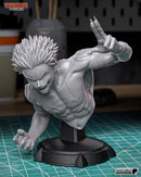 Itadori/Sukuna Resin Statue & Bust - Bust view 4