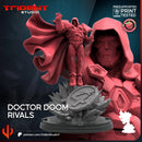 Doctor Doom 2099 Rivals Marvel MCP-compatible 40mm resin proxy miniature by Trident Miniatures - product image 4