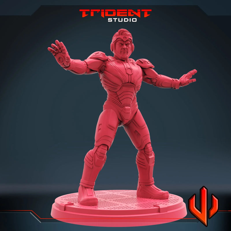 Superior Iron Man - Sculpt A Marvel MCP-compatible 40mm resin proxy miniature by Trident Miniatures - product image 4
