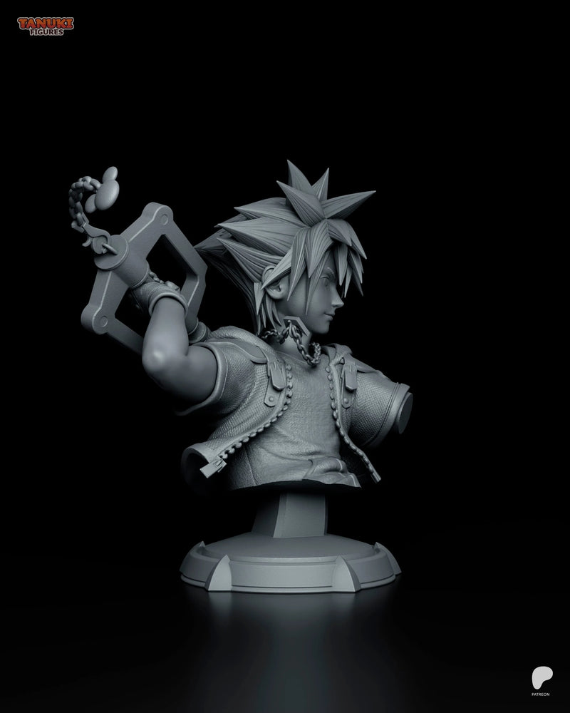 Sora Resin Statue & Bust - Bust view 4