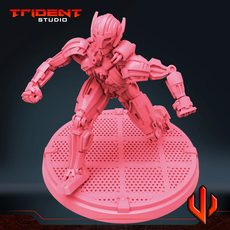 Ultron Drone Multiverse - Sculpt B Marvel MCP-compatible 40mm resin proxy miniature by Trident Miniatures - product image 4