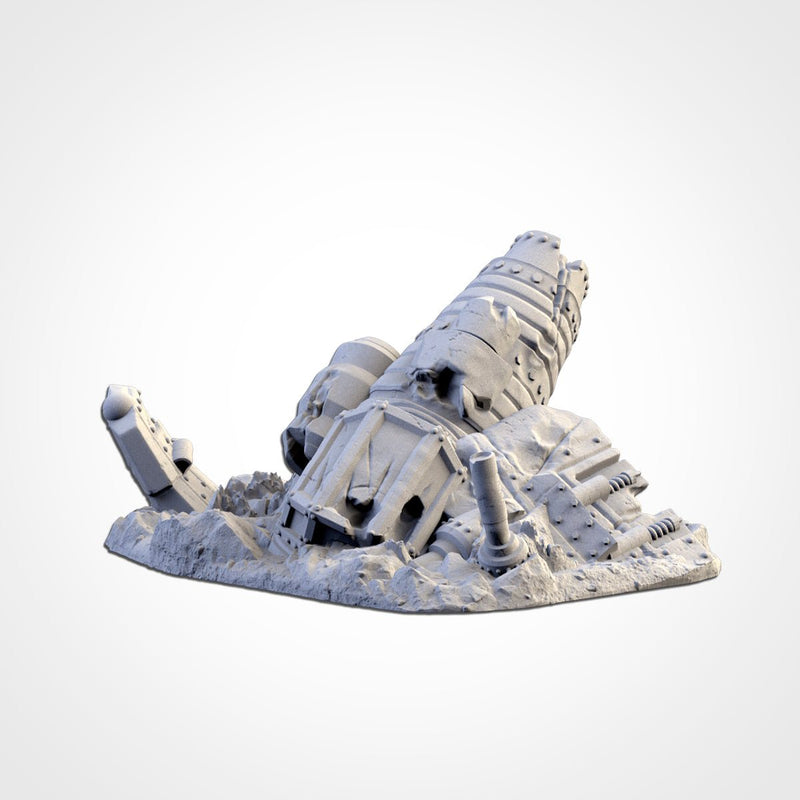 Crashed Planes 3D printed terrain view 4