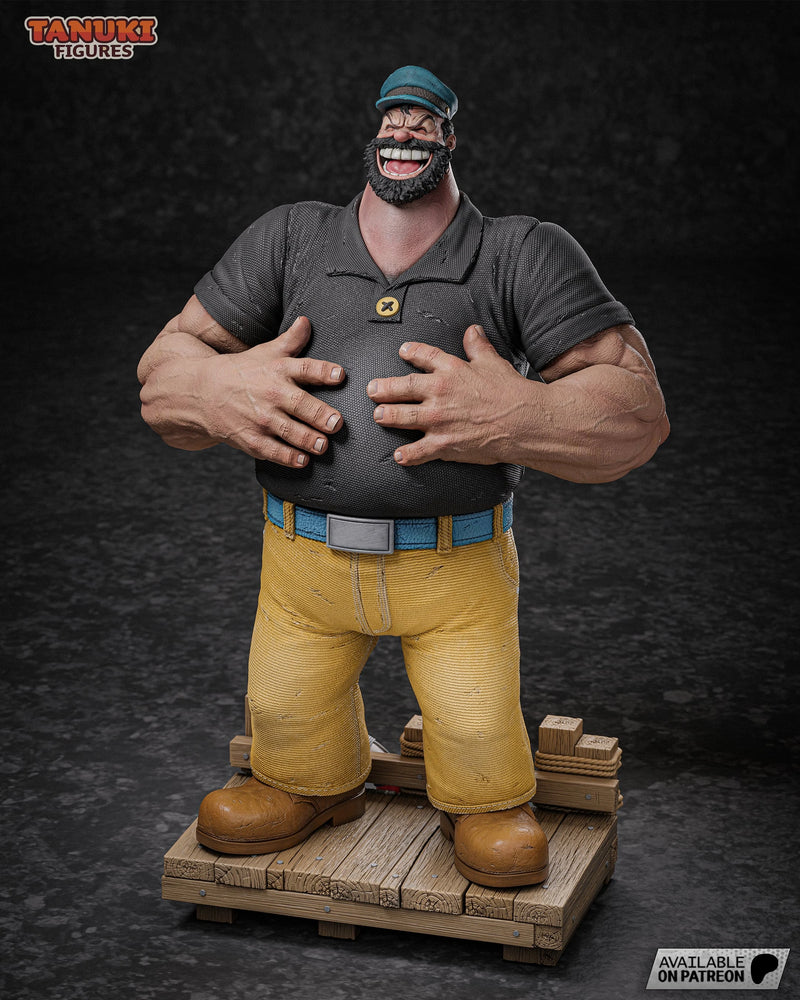 Bluto Resin Statue & Bust - Full Size view 4
