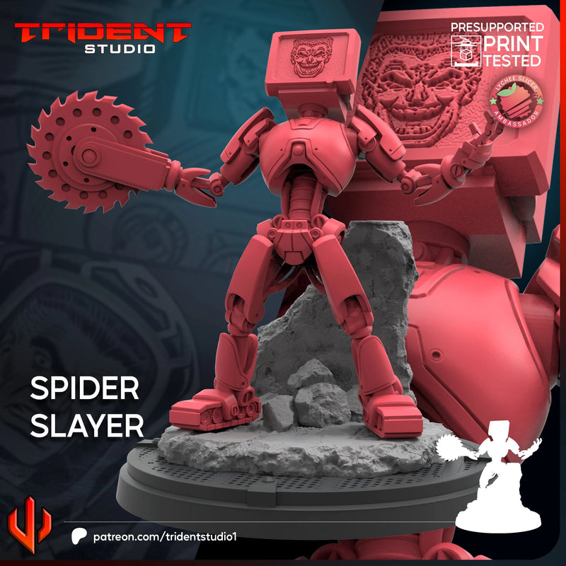 Spider Slayer Marvel MCP-compatible 40mm resin proxy miniature by Trident Miniatures - product image 4