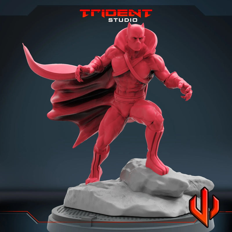 Classic Black Panther Marvel MCP-compatible 40mm resin proxy miniature by Trident Miniatures - product image 4