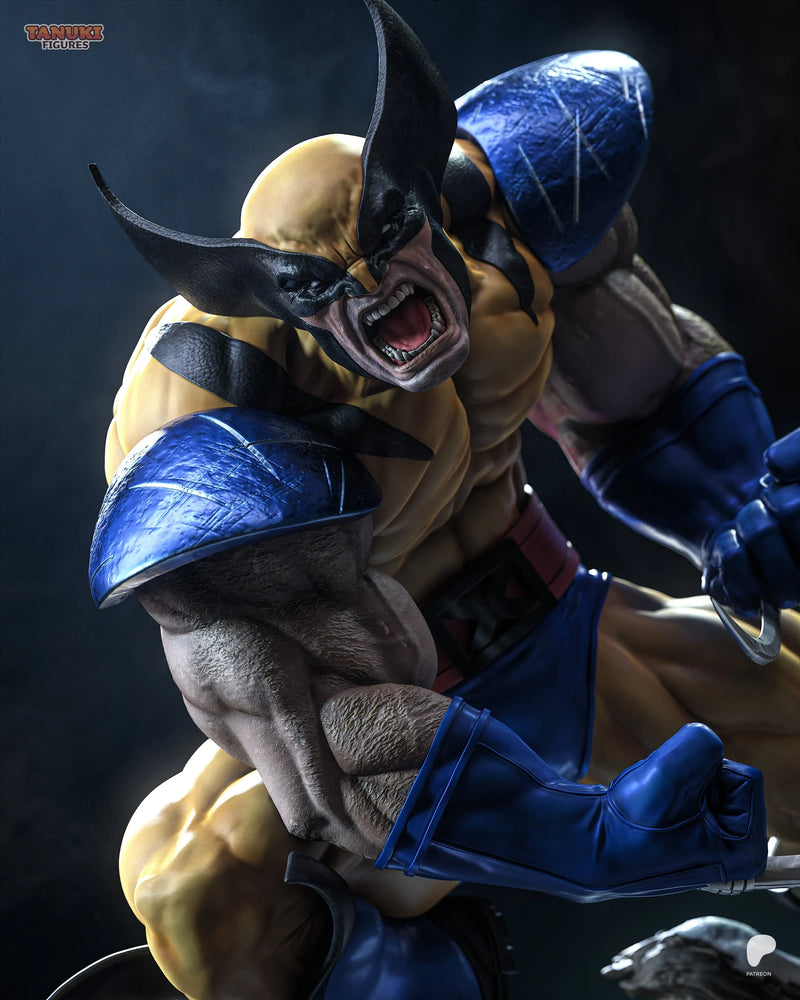 Wolverine Resin Statue & Bust - Full Size view 4