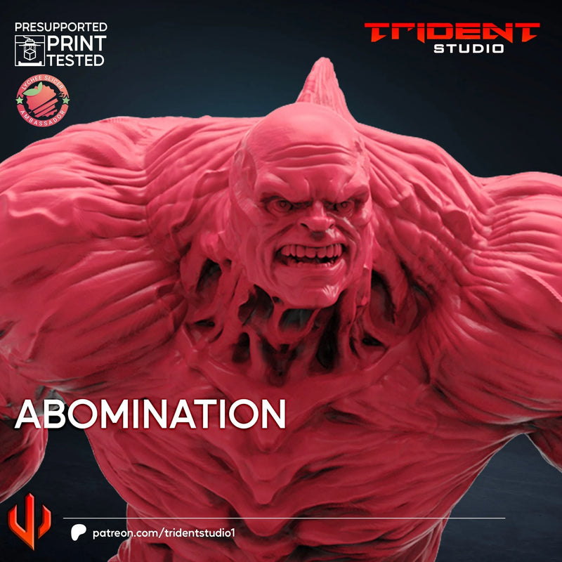 Abomination 2008 Movie Marvel MCP-compatible 40mm resin proxy miniature by Trident Miniatures - product image 4