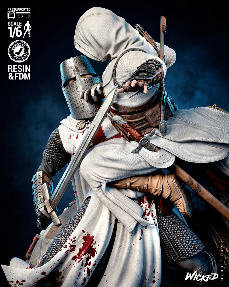 Assassin’s Creed 1 Diorama resin diorama kit view 4