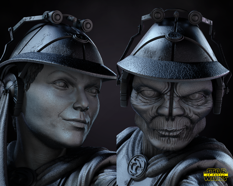Zam Wesell Sculpture