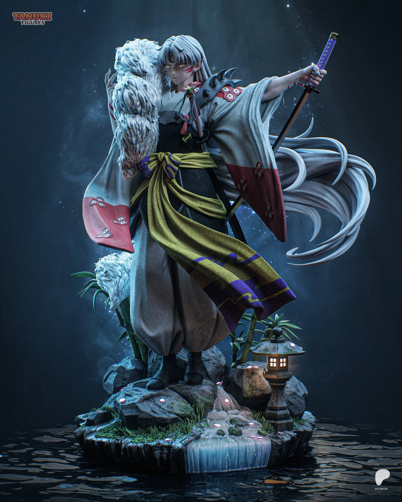 Sesshomaru Resin Statue & Bust - Full Size view 4