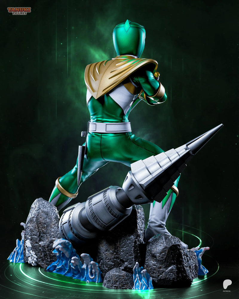 Green Ranger Resin Statue & Bust - Full Size view 4