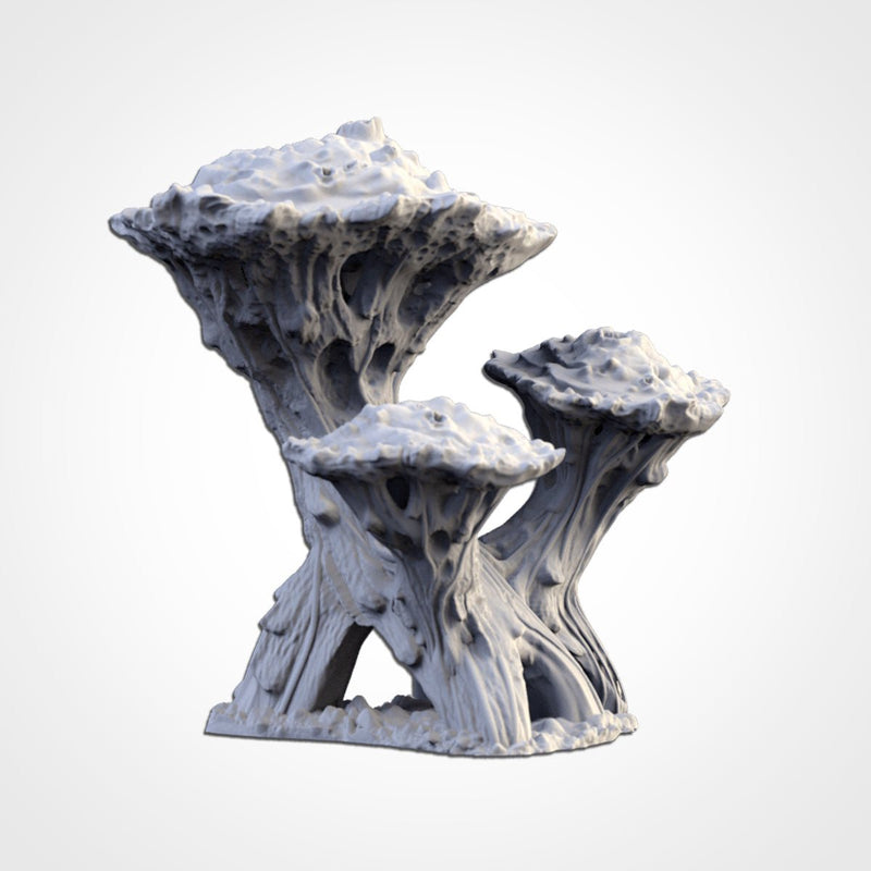Xeno Trees 3D printed terrain view 4