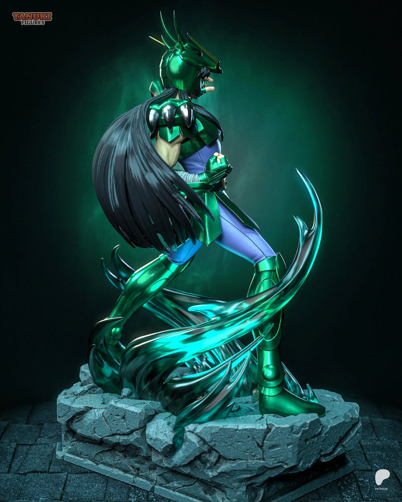 Shiryu Resin Statue & Bust - Full Size view 4