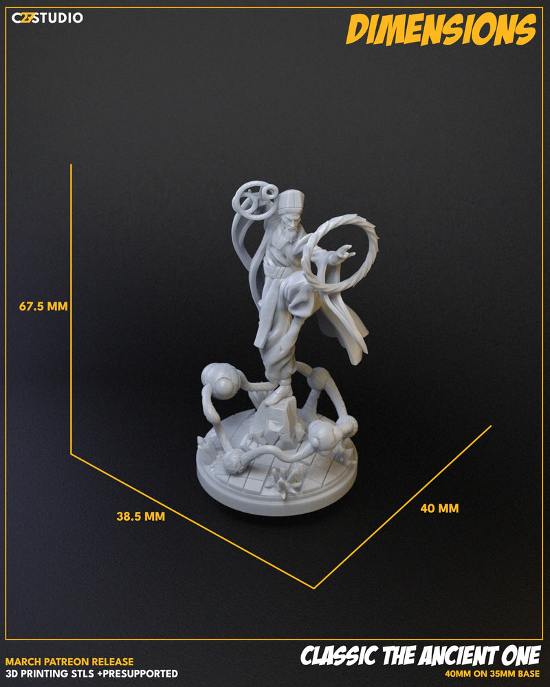 Ancient One (Classic) Marvel MCP-compatible resin miniature by C27 Studios - product image 4