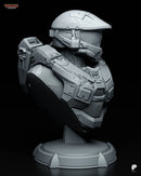 Master Chief Resin Statue & Bust - Bust view 4