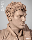 Chris Resident Evil Portrait Bust resin bust kit view 4