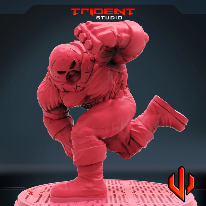 Juggernaut - Sculpt A Marvel MCP-compatible 40mm resin proxy miniature by Trident Miniatures - product image 4