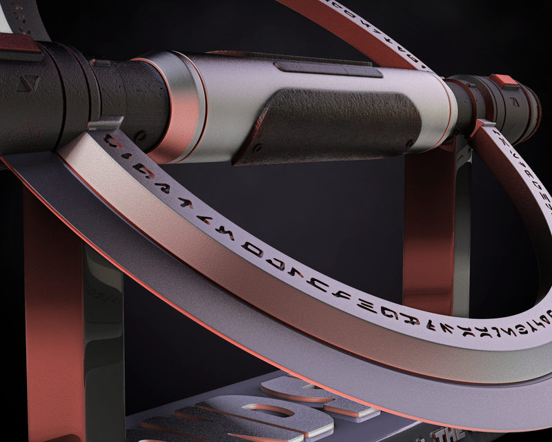 Second Sister Inquisitor Lightsaber Sculpture
