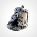 Destroyed Titan 3D printed terrain view 4