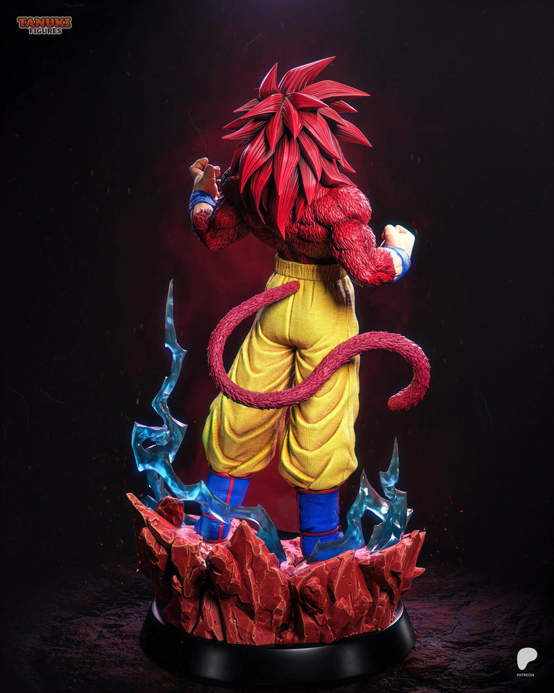 Goku SSJ4 Resin Statue & Bust - Full Size view 4