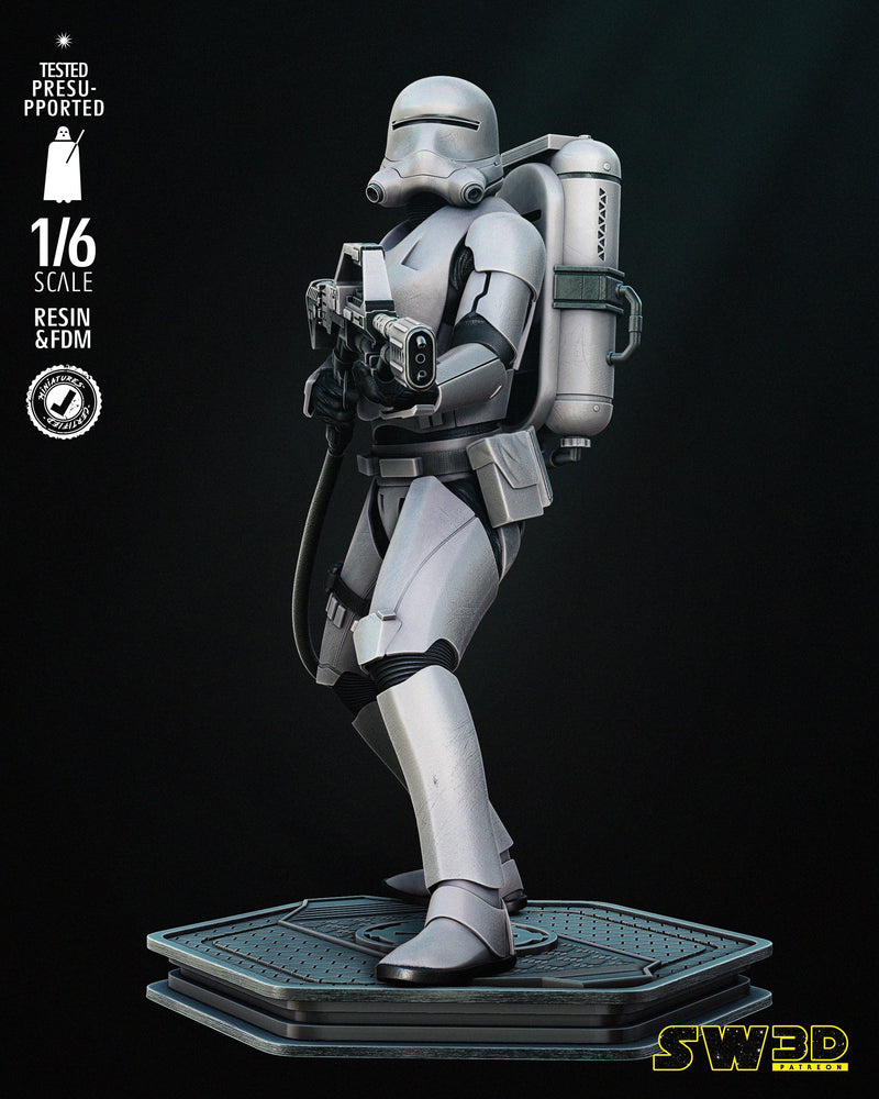 Flame Trooper Sculpture