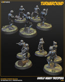 SHIELD Heavy Troopers Marvel MCP-compatible resin miniature by C27 Studios - product image 4