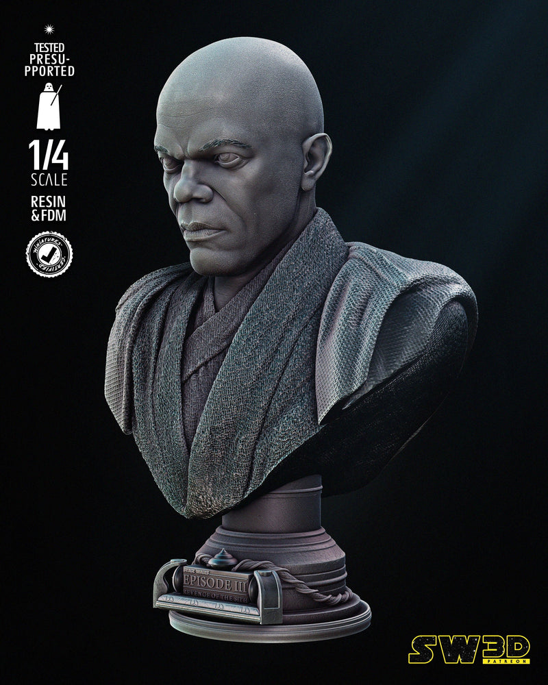 Mace Windu 2024 Bust