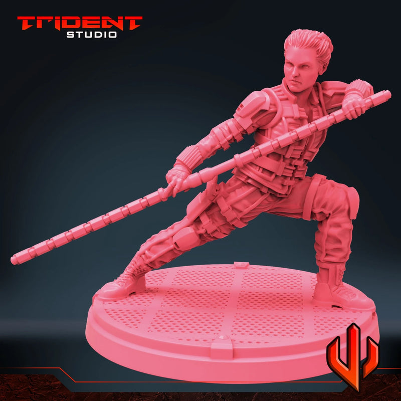 Yelena Belova - Sculpt C Marvel MCP-compatible 40mm resin proxy miniature by Trident Miniatures - product image 4
