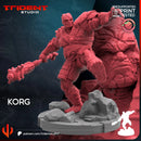 Korg Marvel MCP-compatible 40mm resin proxy miniature by Trident Miniatures - product image 4