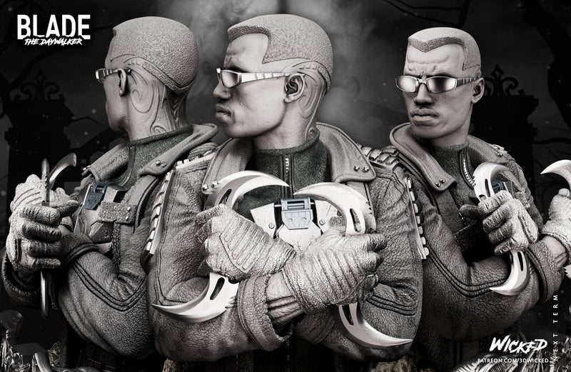 Blade Bust resin bust kit view 4