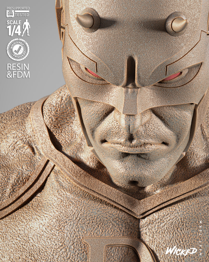 Daredevil Portrait Bust resin bust kit view 4
