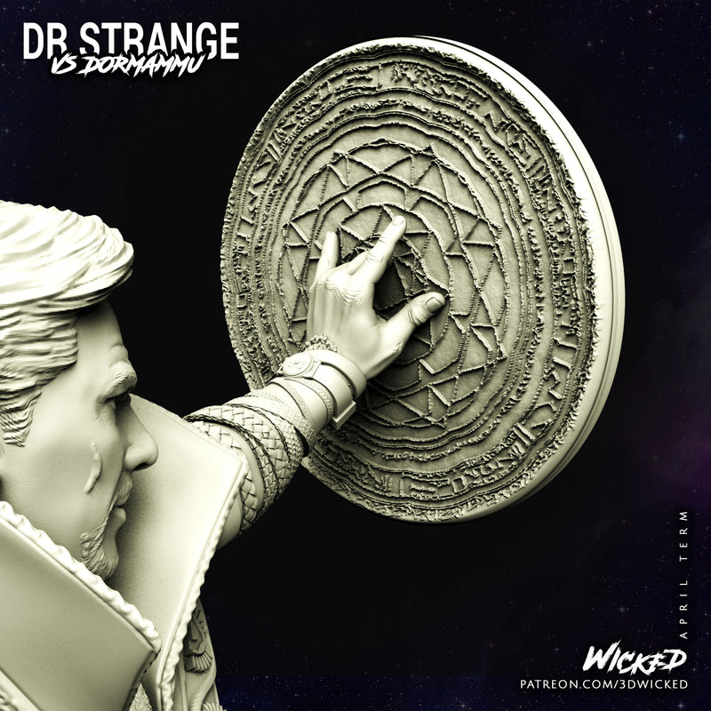 Doctor Strange Sculpture resin statue kit view 4