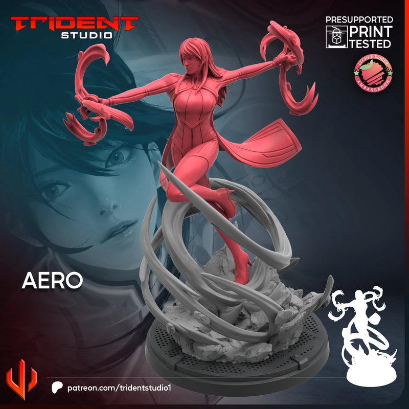 Aero Marvel MCP-compatible 40mm resin proxy miniature by Trident Miniatures - product image 4