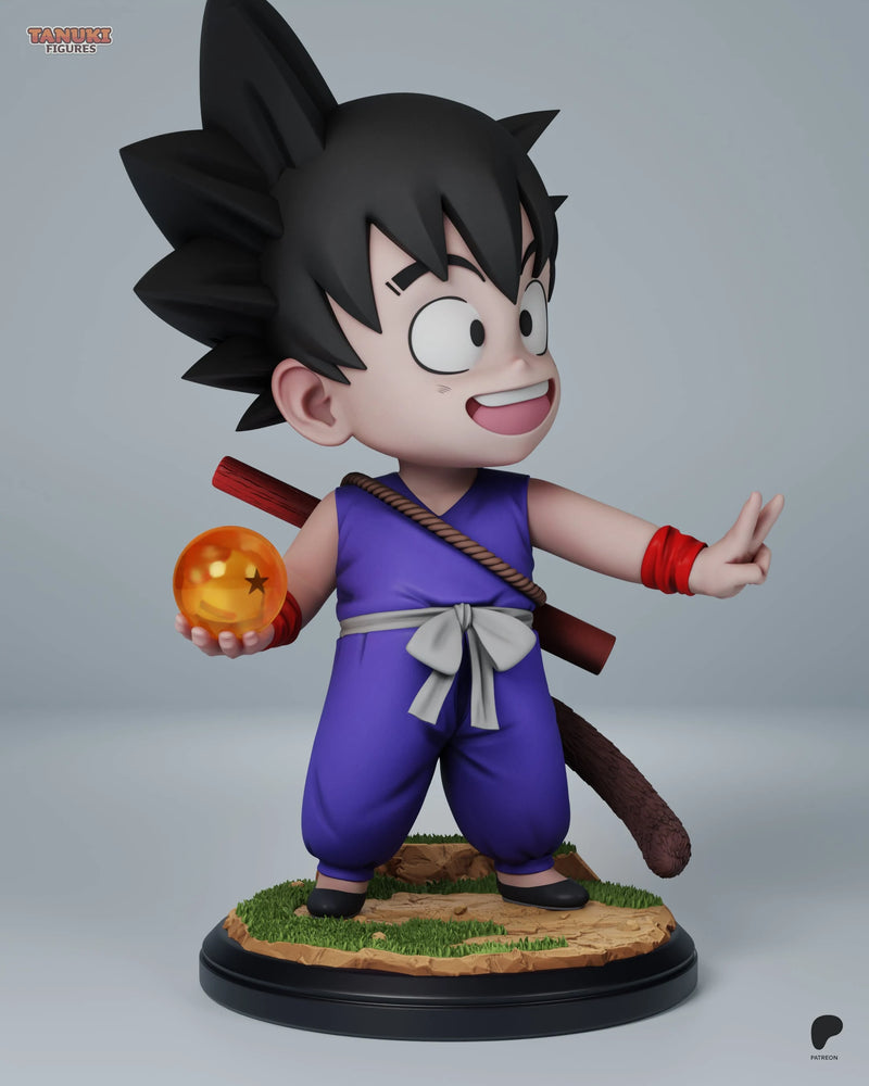 Goku Chibi Resin Figure - Chibi view 4