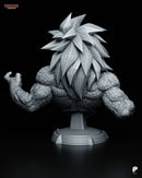 Goku SSJ4 Resin Statue & Bust - Bust view 4