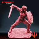 Captain Carter - Sculpt B Marvel MCP-compatible 40mm resin proxy miniature by Trident Miniatures - product image 4
