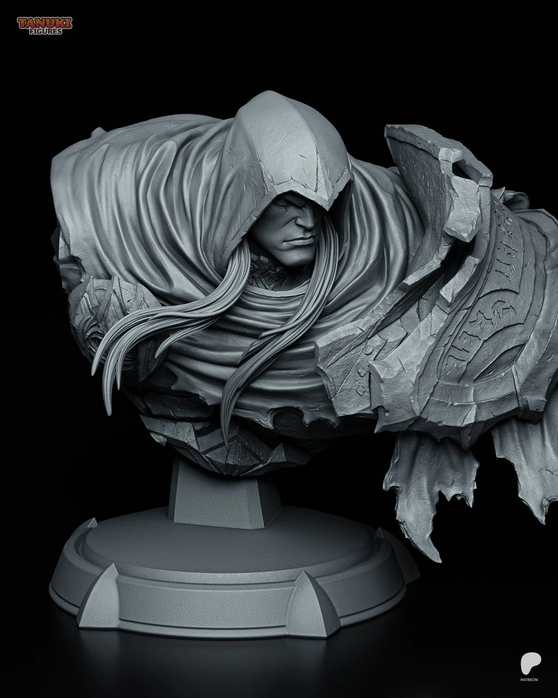 War Resin Statue & Bust - Bust view 4
