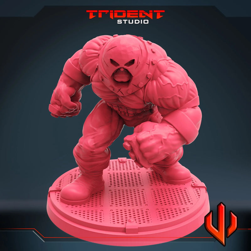 Juggernaut - Sculpt B Marvel MCP-compatible 40mm resin proxy miniature by Trident Miniatures - product image 4