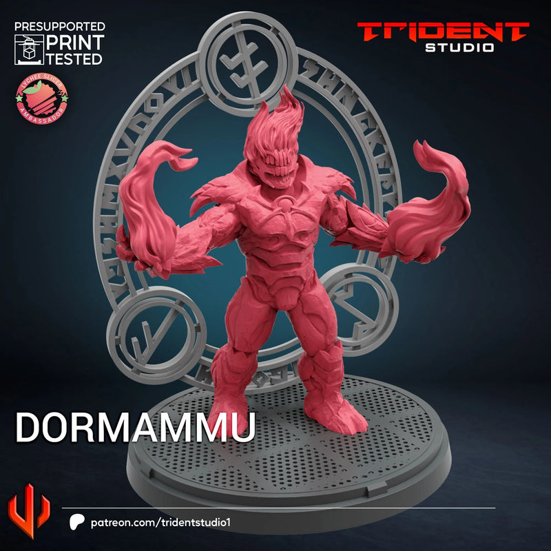 Dormammu Marvel MCP-compatible 40mm resin proxy miniature by Trident Miniatures - product image 4